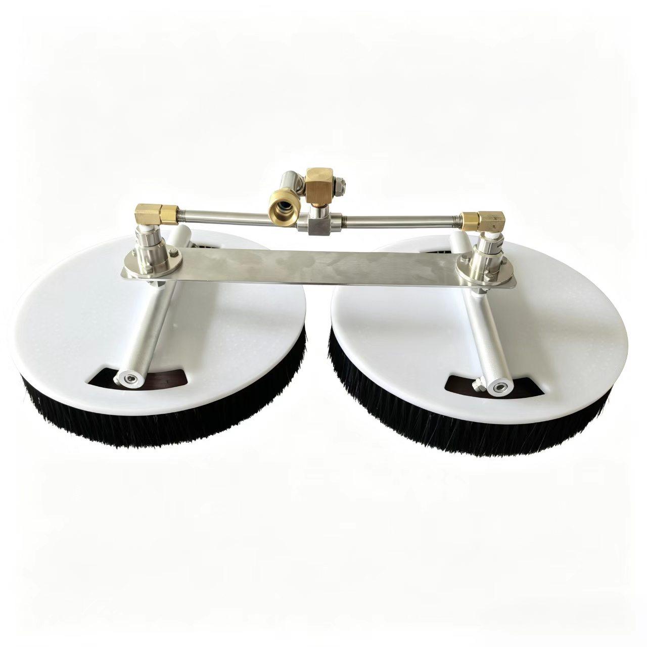 Double Solar Panel Cleaner Telescoping Wand Attachment SPB25